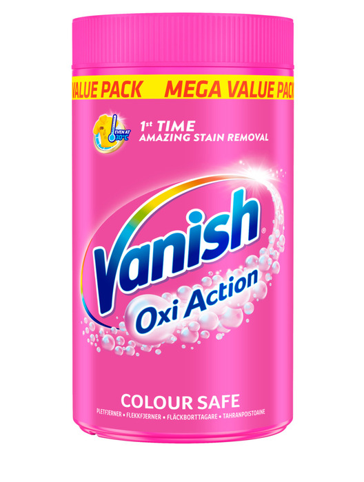 Fläckborttagning Oxi Action Colour Safe 1,5 kg Vanish